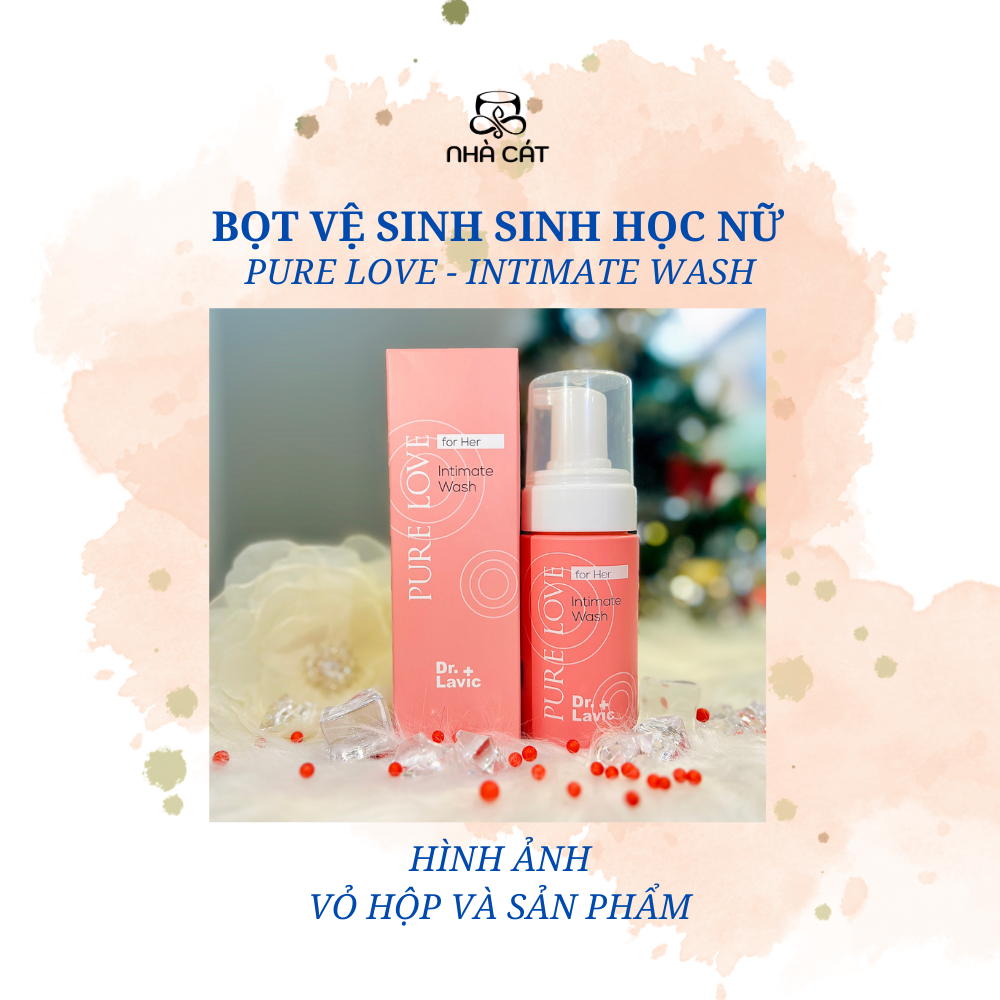 BỌT VỆ SINH SINH HỌC NỮ THƠM MÁT SẠCH DỊU NHẸ NGĂN NGỪA VI KHUẨN PURE-LOVE - Hình ảnh 5