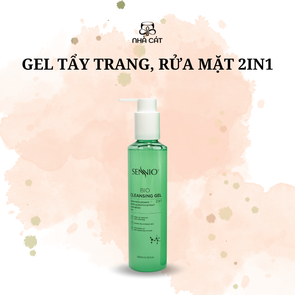 TẨY TRANG KHÔNG CỒN CHO DA DẦU MỤN THẢI ĐỘC 2 IN 1 SENNIO