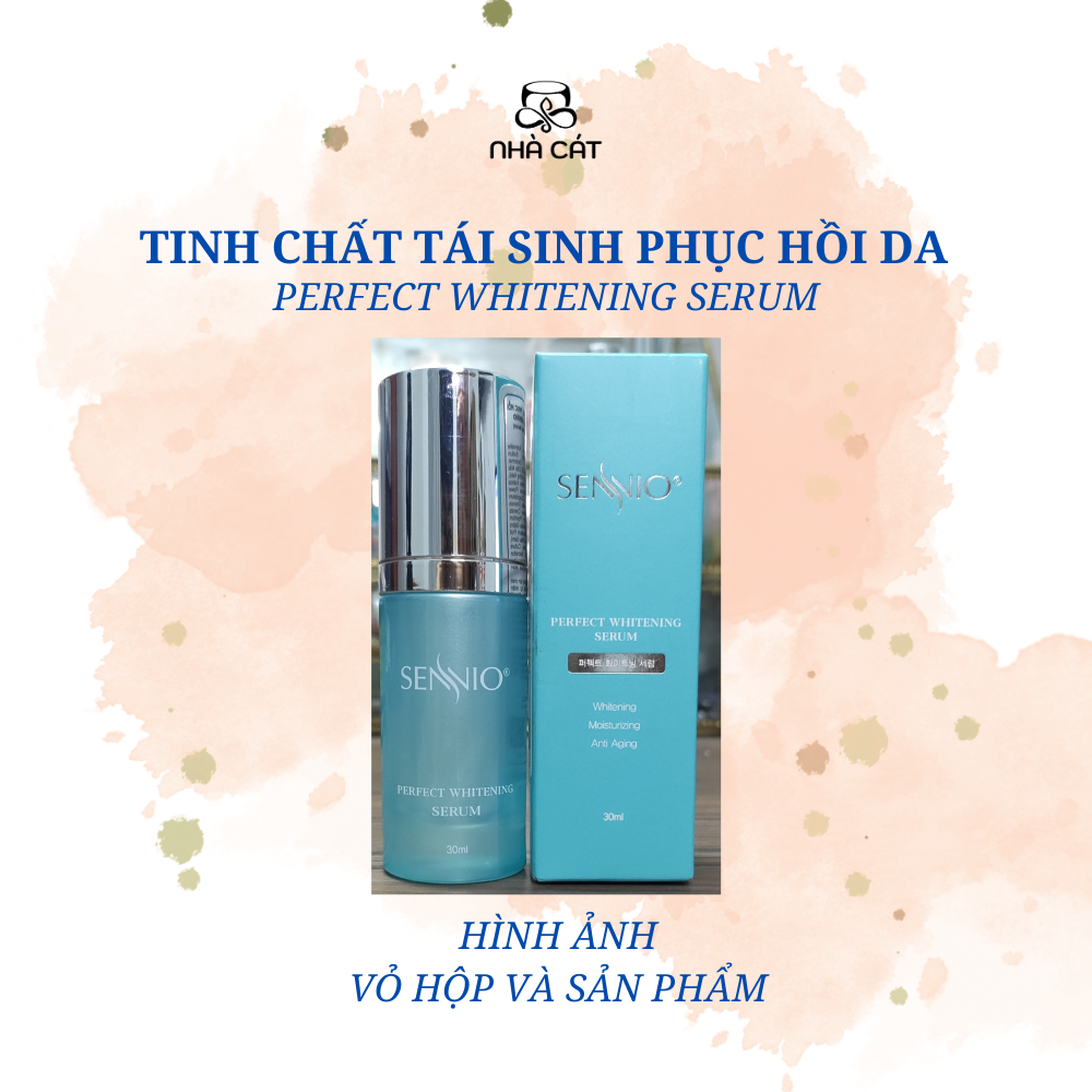 SERUM TRẮNG DA SENNIO DƯỠNG ẨM DA MẶT TÁI TẠO VÀ PHỤC HỒI DA - Hình ảnh 5