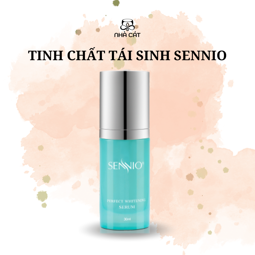 SERUM TRẮNG DA SENNIO DƯỠNG ẨM DA MẶT TÁI TẠO VÀ PHỤC HỒI DA